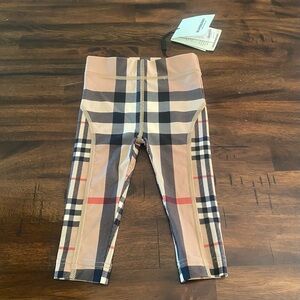 Burberry Isabella Check Baby Girl Leggings